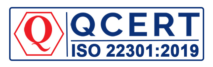 Tanda sertifikasi ISO 22301:2019