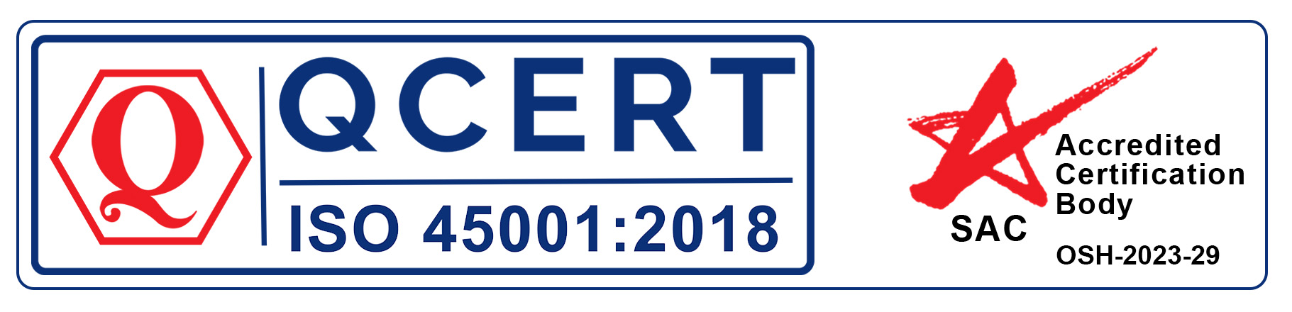 Tanda sertifikasi ISO 45001:2018